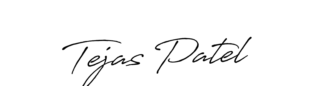 Also You can easily find your signature by using the search form. We will create Tejas Patel name handwritten signature images for you free of cost using Antro_Vectra_Bolder sign style. Tejas Patel signature style 7 images and pictures png