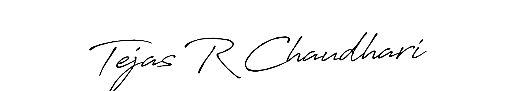 if you are searching for the best signature style for your name Tejas R Chaudhari. so please give up your signature search. here we have designed multiple signature styles  using Antro_Vectra_Bolder. Tejas R Chaudhari signature style 7 images and pictures png