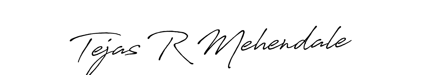 Make a beautiful signature design for name Tejas R Mehendale. With this signature (Antro_Vectra_Bolder) style, you can create a handwritten signature for free. Tejas R Mehendale signature style 7 images and pictures png