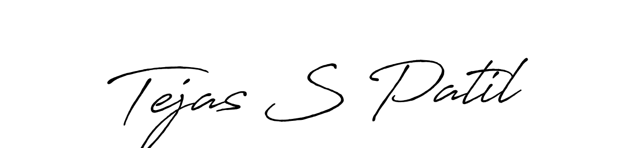 The best way (Antro_Vectra_Bolder) to make a short signature is to pick only two or three words in your name. The name Tejas S Patil include a total of six letters. For converting this name. Tejas S Patil signature style 7 images and pictures png