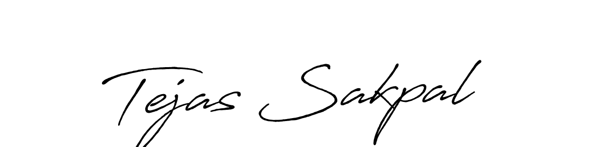 The best way (Antro_Vectra_Bolder) to make a short signature is to pick only two or three words in your name. The name Tejas Sakpal include a total of six letters. For converting this name. Tejas Sakpal signature style 7 images and pictures png