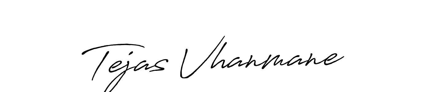 This is the best signature style for the Tejas Vhanmane name. Also you like these signature font (Antro_Vectra_Bolder). Mix name signature. Tejas Vhanmane signature style 7 images and pictures png