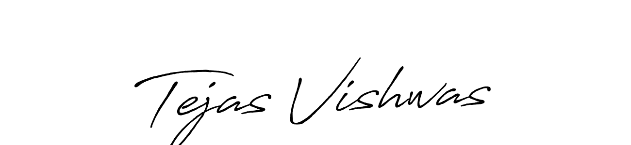 Also we have Tejas Vishwas name is the best signature style. Create professional handwritten signature collection using Antro_Vectra_Bolder autograph style. Tejas Vishwas signature style 7 images and pictures png