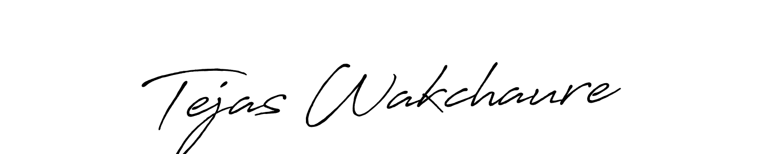 You should practise on your own different ways (Antro_Vectra_Bolder) to write your name (Tejas Wakchaure) in signature. don't let someone else do it for you. Tejas Wakchaure signature style 7 images and pictures png