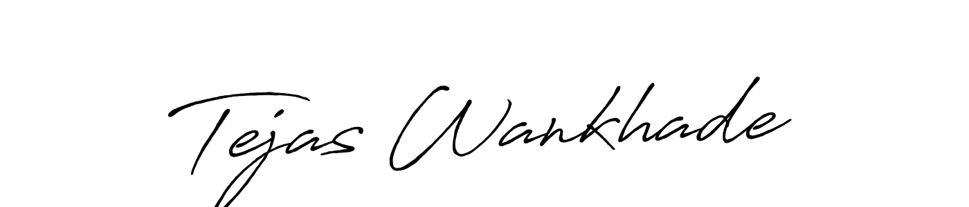 It looks lik you need a new signature style for name Tejas Wankhade. Design unique handwritten (Antro_Vectra_Bolder) signature with our free signature maker in just a few clicks. Tejas Wankhade signature style 7 images and pictures png