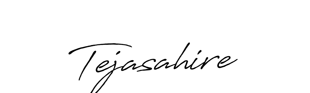 Create a beautiful signature design for name Tejasahire. With this signature (Antro_Vectra_Bolder) fonts, you can make a handwritten signature for free. Tejasahire signature style 7 images and pictures png