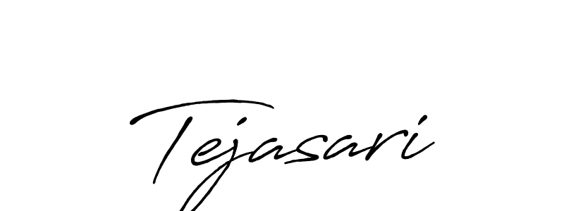 Tejasari stylish signature style. Best Handwritten Sign (Antro_Vectra_Bolder) for my name. Handwritten Signature Collection Ideas for my name Tejasari. Tejasari signature style 7 images and pictures png
