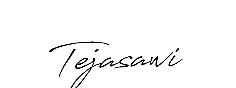 Make a beautiful signature design for name Tejasawi. With this signature (Antro_Vectra_Bolder) style, you can create a handwritten signature for free. Tejasawi signature style 7 images and pictures png