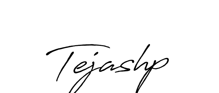 How to make Tejashp name signature. Use Antro_Vectra_Bolder style for creating short signs online. This is the latest handwritten sign. Tejashp signature style 7 images and pictures png