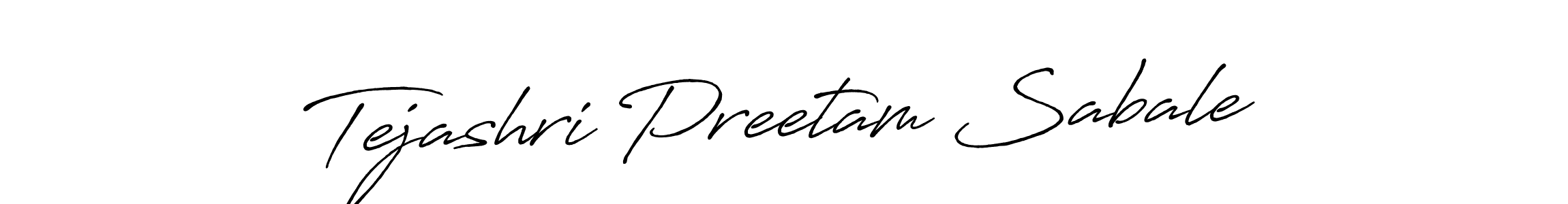 Also You can easily find your signature by using the search form. We will create Tejashri Preetam Sabale name handwritten signature images for you free of cost using Antro_Vectra_Bolder sign style. Tejashri Preetam Sabale signature style 7 images and pictures png