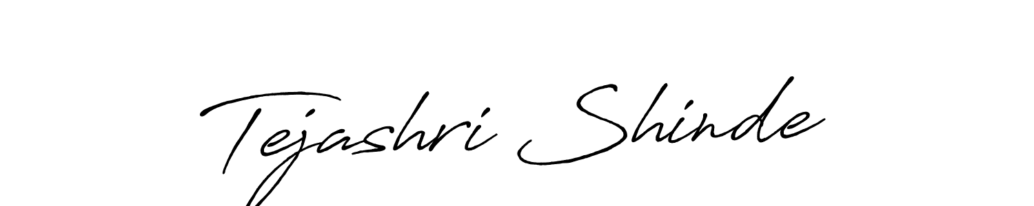 Create a beautiful signature design for name Tejashri Shinde. With this signature (Antro_Vectra_Bolder) fonts, you can make a handwritten signature for free. Tejashri Shinde signature style 7 images and pictures png