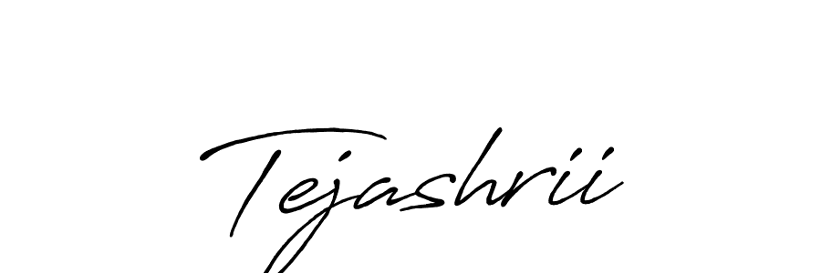 Antro_Vectra_Bolder is a professional signature style that is perfect for those who want to add a touch of class to their signature. It is also a great choice for those who want to make their signature more unique. Get Tejashrii name to fancy signature for free. Tejashrii signature style 7 images and pictures png