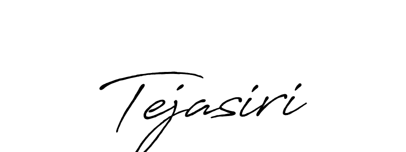 Use a signature maker to create a handwritten signature online. With this signature software, you can design (Antro_Vectra_Bolder) your own signature for name Tejasiri. Tejasiri signature style 7 images and pictures png