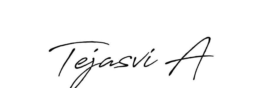 The best way (Antro_Vectra_Bolder) to make a short signature is to pick only two or three words in your name. The name Tejasvi A include a total of six letters. For converting this name. Tejasvi A signature style 7 images and pictures png
