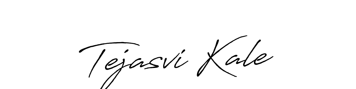 Make a beautiful signature design for name Tejasvi Kale. With this signature (Antro_Vectra_Bolder) style, you can create a handwritten signature for free. Tejasvi Kale signature style 7 images and pictures png