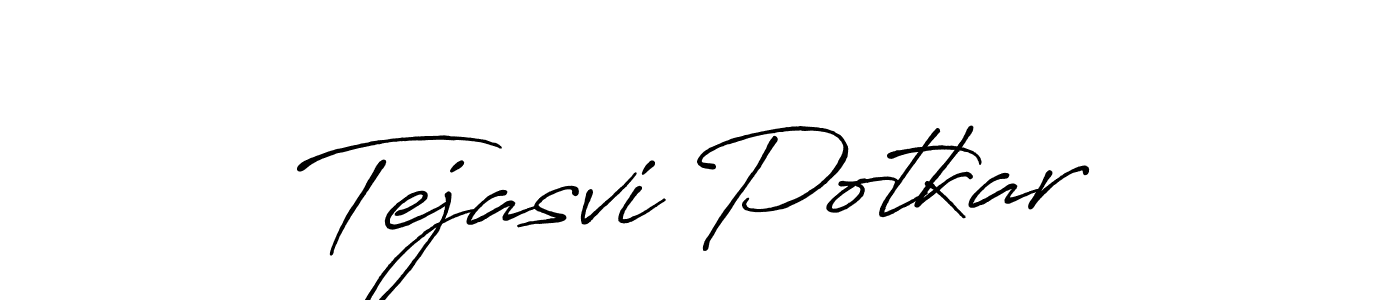 It looks lik you need a new signature style for name Tejasvi Potkar. Design unique handwritten (Antro_Vectra_Bolder) signature with our free signature maker in just a few clicks. Tejasvi Potkar signature style 7 images and pictures png