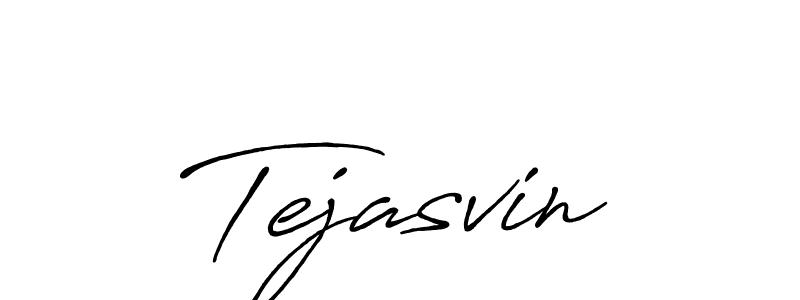 How to make Tejasvin name signature. Use Antro_Vectra_Bolder style for creating short signs online. This is the latest handwritten sign. Tejasvin signature style 7 images and pictures png