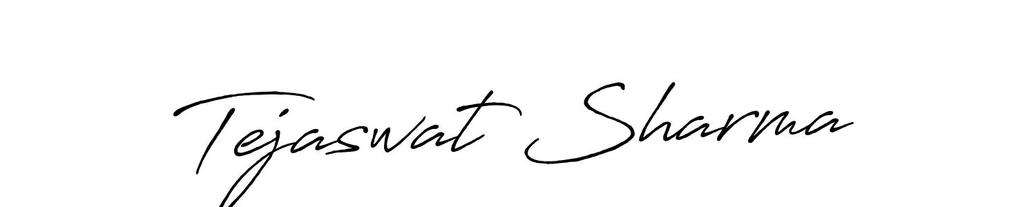 Design your own signature with our free online signature maker. With this signature software, you can create a handwritten (Antro_Vectra_Bolder) signature for name Tejaswat Sharma. Tejaswat Sharma signature style 7 images and pictures png