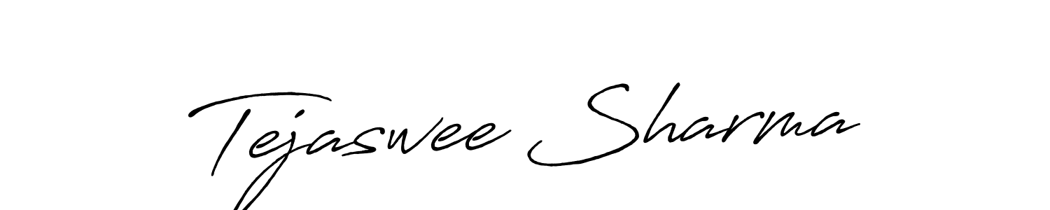 Use a signature maker to create a handwritten signature online. With this signature software, you can design (Antro_Vectra_Bolder) your own signature for name Tejaswee Sharma. Tejaswee Sharma signature style 7 images and pictures png