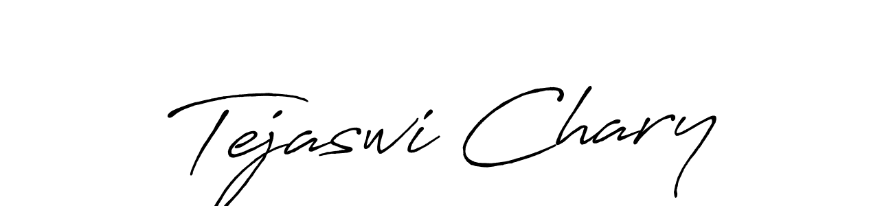 How to Draw Tejaswi Chary signature style? Antro_Vectra_Bolder is a latest design signature styles for name Tejaswi Chary. Tejaswi Chary signature style 7 images and pictures png