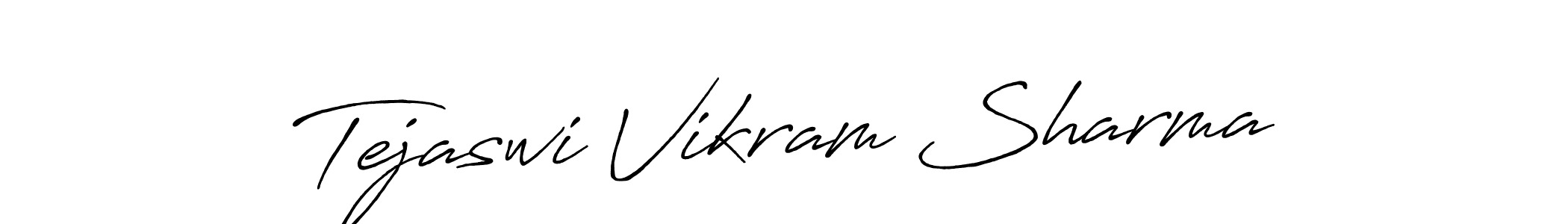 Once you've used our free online signature maker to create your best signature Antro_Vectra_Bolder style, it's time to enjoy all of the benefits that Tejaswi Vikram Sharma name signing documents. Tejaswi Vikram Sharma signature style 7 images and pictures png