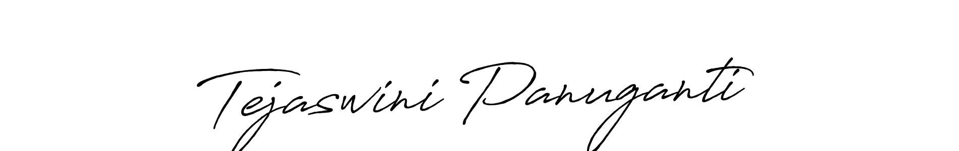Make a short Tejaswini Panuganti signature style. Manage your documents anywhere anytime using Antro_Vectra_Bolder. Create and add eSignatures, submit forms, share and send files easily. Tejaswini Panuganti signature style 7 images and pictures png