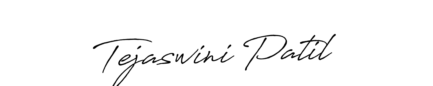 Design your own signature with our free online signature maker. With this signature software, you can create a handwritten (Antro_Vectra_Bolder) signature for name Tejaswini Patil. Tejaswini Patil signature style 7 images and pictures png