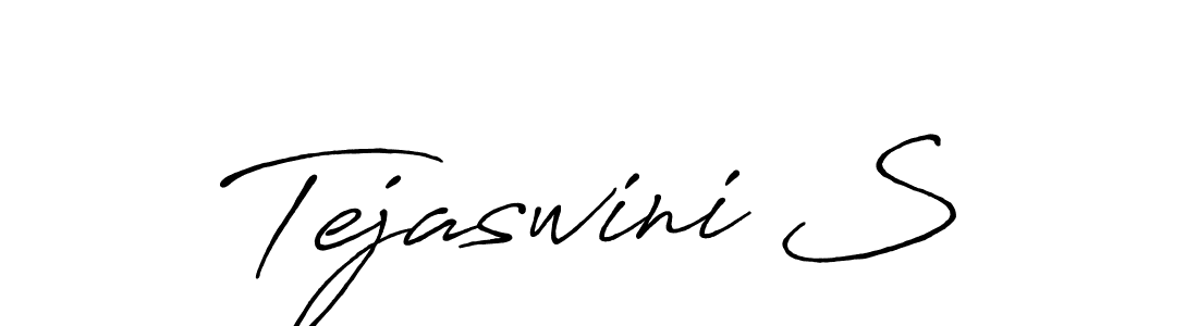 Similarly Antro_Vectra_Bolder is the best handwritten signature design. Signature creator online .You can use it as an online autograph creator for name Tejaswini S. Tejaswini S signature style 7 images and pictures png