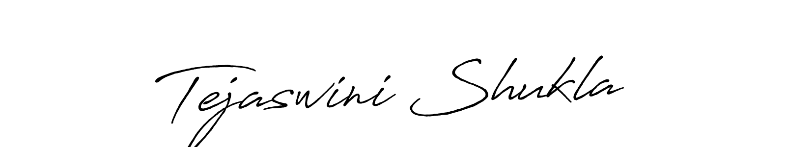 Use a signature maker to create a handwritten signature online. With this signature software, you can design (Antro_Vectra_Bolder) your own signature for name Tejaswini Shukla. Tejaswini Shukla signature style 7 images and pictures png