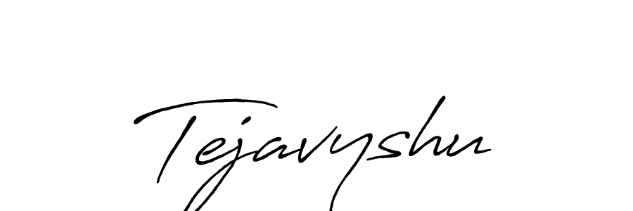 Antro_Vectra_Bolder is a professional signature style that is perfect for those who want to add a touch of class to their signature. It is also a great choice for those who want to make their signature more unique. Get Tejavyshu name to fancy signature for free. Tejavyshu signature style 7 images and pictures png