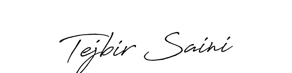 How to Draw Tejbir Saini signature style? Antro_Vectra_Bolder is a latest design signature styles for name Tejbir Saini. Tejbir Saini signature style 7 images and pictures png