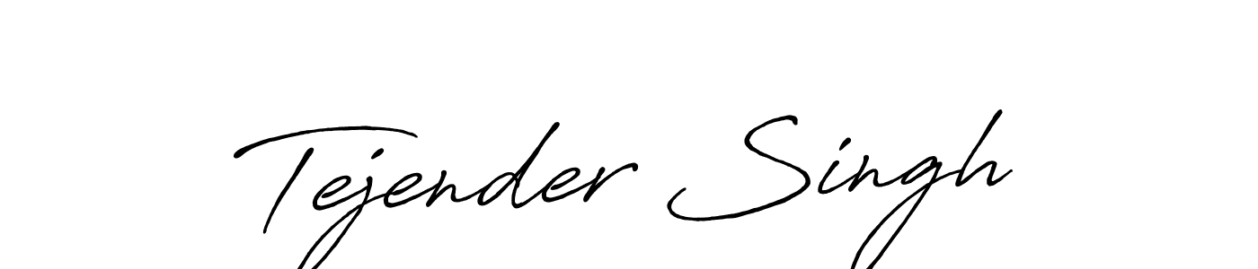 Tejender Singh stylish signature style. Best Handwritten Sign (Antro_Vectra_Bolder) for my name. Handwritten Signature Collection Ideas for my name Tejender Singh. Tejender Singh signature style 7 images and pictures png