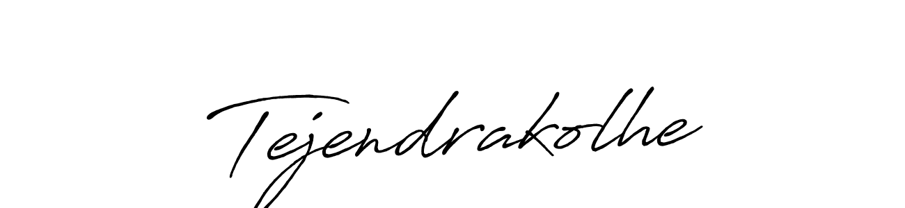Also You can easily find your signature by using the search form. We will create Tejendrakolhe name handwritten signature images for you free of cost using Antro_Vectra_Bolder sign style. Tejendrakolhe signature style 7 images and pictures png