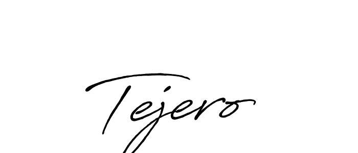 Design your own signature with our free online signature maker. With this signature software, you can create a handwritten (Antro_Vectra_Bolder) signature for name Tejero . Tejero  signature style 7 images and pictures png