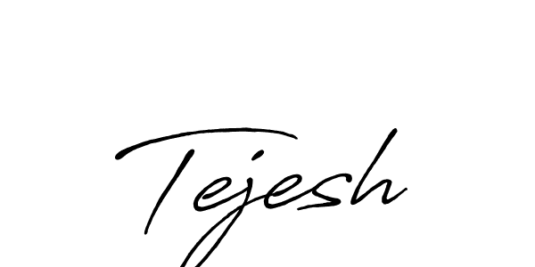 Antro_Vectra_Bolder is a professional signature style that is perfect for those who want to add a touch of class to their signature. It is also a great choice for those who want to make their signature more unique. Get Tejesh name to fancy signature for free. Tejesh signature style 7 images and pictures png