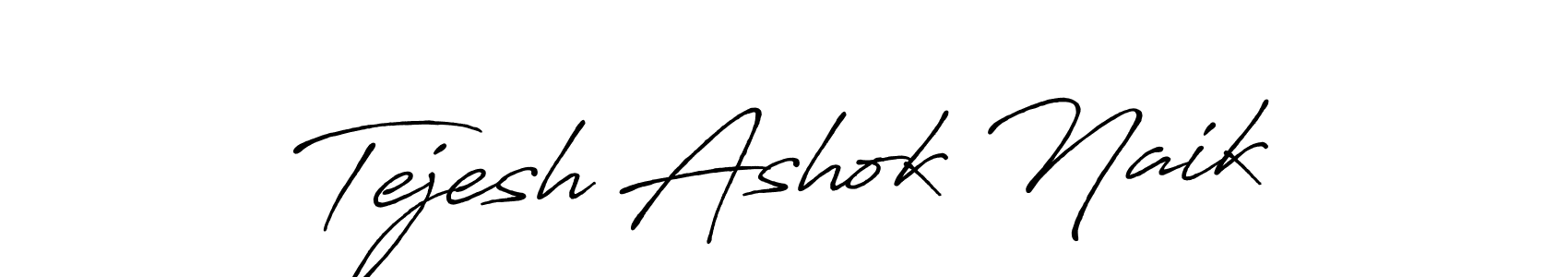 Similarly Antro_Vectra_Bolder is the best handwritten signature design. Signature creator online .You can use it as an online autograph creator for name Tejesh Ashok Naik. Tejesh Ashok Naik signature style 7 images and pictures png