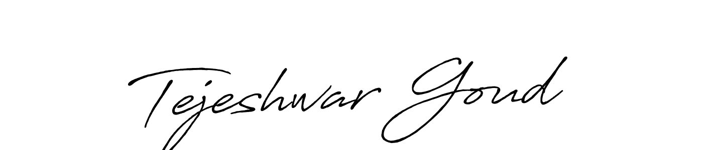 if you are searching for the best signature style for your name Tejeshwar Goud. so please give up your signature search. here we have designed multiple signature styles  using Antro_Vectra_Bolder. Tejeshwar Goud signature style 7 images and pictures png