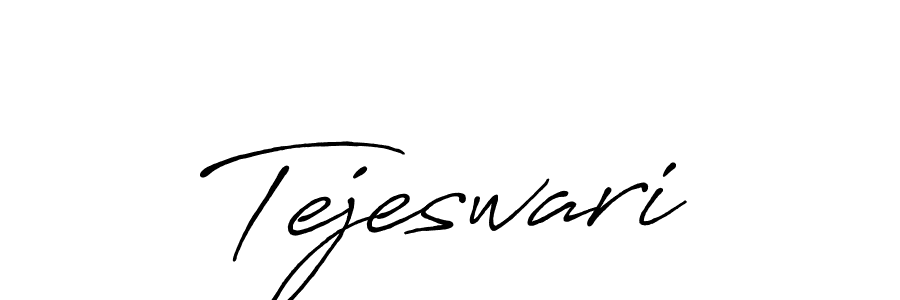 Also You can easily find your signature by using the search form. We will create Tejeswari name handwritten signature images for you free of cost using Antro_Vectra_Bolder sign style. Tejeswari signature style 7 images and pictures png