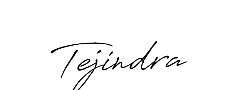 Similarly Antro_Vectra_Bolder is the best handwritten signature design. Signature creator online .You can use it as an online autograph creator for name Tejindra. Tejindra signature style 7 images and pictures png