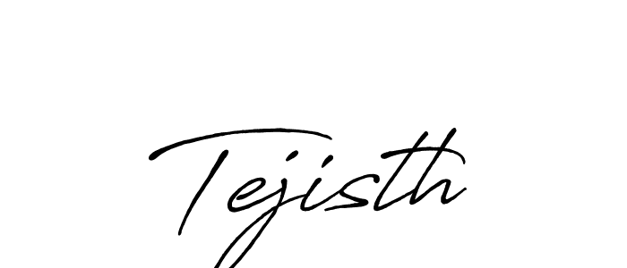 How to Draw Tejisth signature style? Antro_Vectra_Bolder is a latest design signature styles for name Tejisth. Tejisth signature style 7 images and pictures png