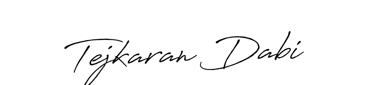 It looks lik you need a new signature style for name Tejkaran Dabi. Design unique handwritten (Antro_Vectra_Bolder) signature with our free signature maker in just a few clicks. Tejkaran Dabi signature style 7 images and pictures png