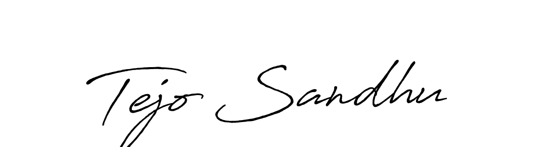 How to make Tejo Sandhu signature? Antro_Vectra_Bolder is a professional autograph style. Create handwritten signature for Tejo Sandhu name. Tejo Sandhu signature style 7 images and pictures png
