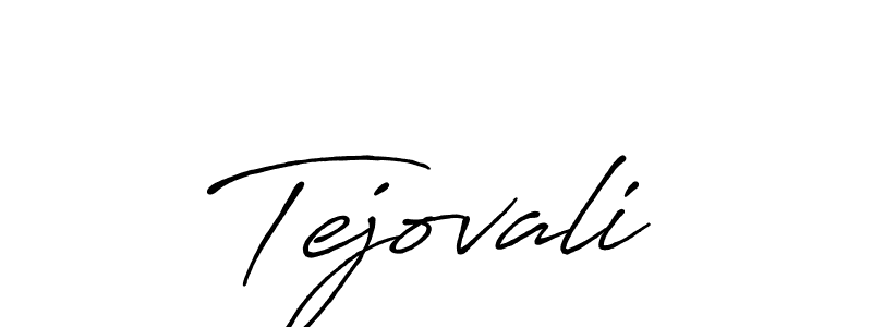 Antro_Vectra_Bolder is a professional signature style that is perfect for those who want to add a touch of class to their signature. It is also a great choice for those who want to make their signature more unique. Get Tejovali name to fancy signature for free. Tejovali signature style 7 images and pictures png