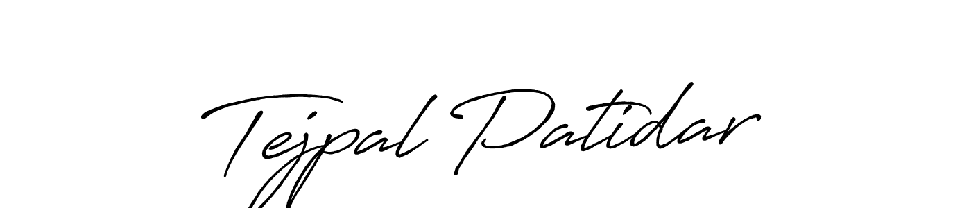 Similarly Antro_Vectra_Bolder is the best handwritten signature design. Signature creator online .You can use it as an online autograph creator for name Tejpal Patidar. Tejpal Patidar signature style 7 images and pictures png