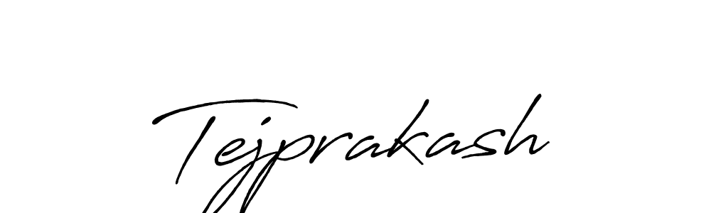 Create a beautiful signature design for name Tejprakash. With this signature (Antro_Vectra_Bolder) fonts, you can make a handwritten signature for free. Tejprakash signature style 7 images and pictures png