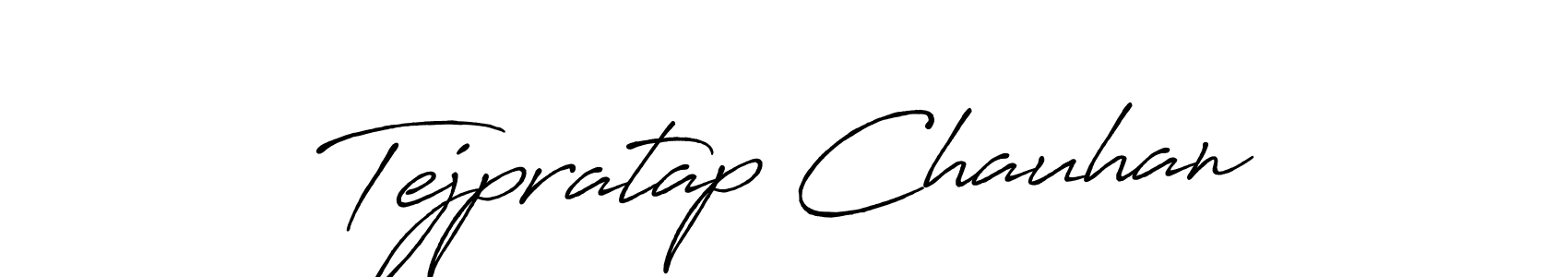 Tejpratap Chauhan stylish signature style. Best Handwritten Sign (Antro_Vectra_Bolder) for my name. Handwritten Signature Collection Ideas for my name Tejpratap Chauhan. Tejpratap Chauhan signature style 7 images and pictures png