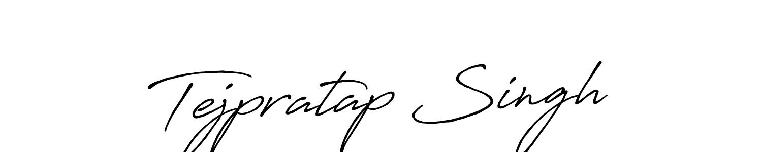 Design your own signature with our free online signature maker. With this signature software, you can create a handwritten (Antro_Vectra_Bolder) signature for name Tejpratap Singh. Tejpratap Singh signature style 7 images and pictures png