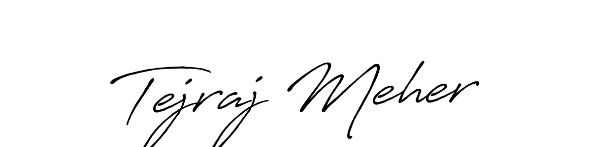 Check out images of Autograph of Tejraj Meher name. Actor Tejraj Meher Signature Style. Antro_Vectra_Bolder is a professional sign style online. Tejraj Meher signature style 7 images and pictures png