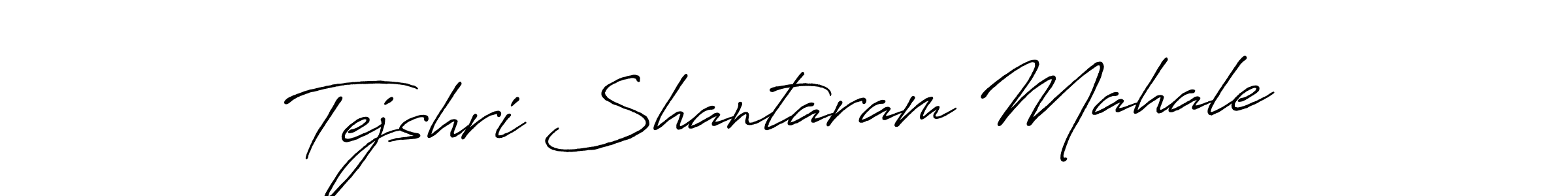 Use a signature maker to create a handwritten signature online. With this signature software, you can design (Antro_Vectra_Bolder) your own signature for name Tejshri Shantaram Mahale. Tejshri Shantaram Mahale signature style 7 images and pictures png