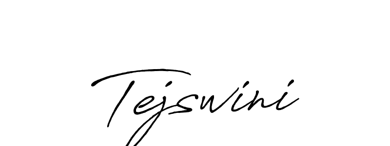 How to make Tejswini signature? Antro_Vectra_Bolder is a professional autograph style. Create handwritten signature for Tejswini name. Tejswini signature style 7 images and pictures png